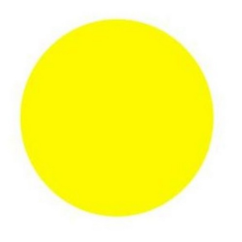 Знаки безопасности ЗнакПром Знак G7 Осторожно! Препятствие (Жёлтый круг) (Пленка 200х200 мм), размер 200х200