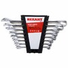 Rexant 12-5841 ∙ Набор ключей комбинированных REXANT (8-19 мм), 8 шт., CrV, зеркальное хромирование