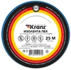 Kranz KR-09-2105 ∙ Изолента ПВХ KRANZ 0.13х15 мм, 25 м, синяя (5 шт./уп.) ∙ кратно 5 рулон
