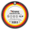 Kranz KR-09-2601 ∙ Изолента ПВХ KRANZ 0.13х15 мм, 20 м, белая (10 шт./уп.)