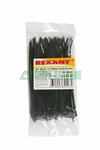 Rexant 07-0151 ∙ Хомут-стяжка кабельная нейлоновая 150x2,5мм, черная (100 шт/уп) Rexant