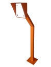 Магнито-Контакт Стойка для считывателя Аякс 150х250 мм, оранжевая, Лайт, наклонная