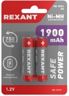 Rexant 30-1419 ∙ Аккумулятор Ni-MH AA/HR6, 1,2В, 1900мАч, 2 шт, блистер Rexant ∙ кратно 2 шт