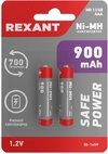 Rexant 30-1409 ∙ Аккумулятор Ni-MH AАA/HR03, 1,2В, 900мАч, 2 шт, блистер Rexant ∙ кратно 2 шт