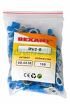 Rexant 08-0036 ∙ Наконечник кольцевой изолированный ø 8.4 мм 1.5-2.5 мм² (НКи 2.5-8/НКи2-8) синий REXANT ∙ кратно 100 шт