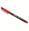 DKC Перманентная шариковая ручка 0,7мм красный DKC Quadro (UP2F) кратно 5шт