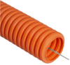DKC Труба ПНД гибкая гофр. д.16мм, тяжёлая с протяжкой, 100м, цвет оранжевый DKC 71516
