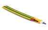 DKC Термоусаживаемая трубка 12,7/6,4 мм желто-зеленый DKC Quadro (2NA201127GY) кратно 50шт