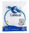 Cabeus PC-UTP-RJ45-Cat.5e-0.5m-BL-LSZH