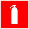 ЗнакПром Знак F04 Огнетушитель (Пленка фотолюм ( не гост) 100х100 мм)
