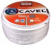 Cavel 01-2472 ∙ Кабель коаксиальный DG-113, Cu/Al/CuSn, 75%, 75 Ом, 100м, Indoor, белый, CAVEL