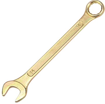Ключ 12-5809-2 ∙ Ключ комбинированный REXANT 14 мм, желтый цинк