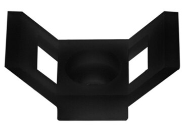 07-2105 ∙ Площадка для крепления стяжки REXANT (ПС-2) 29x15 мм, черная, упаковка 100 шт.