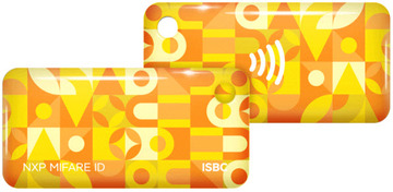 Бесконтактный брелок RFID-Брелок ISBC Mifare ID 4 byte nUID (желтый)