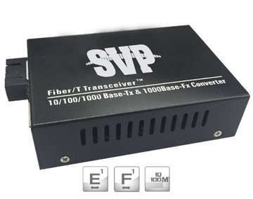 Медиаконвертер SVP-E1212H-S-DR