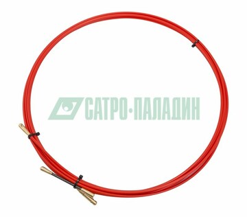 47-1005 ∙ Протяжка кабельная REXANT (мини УЗК в бухте), стеклопруток, d=3,5 мм 5 м, красная