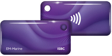 Бесконтактный брелок RFID-Брелок ISBC EM-Marine (фиолетовый)