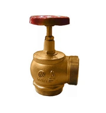 Клапан пожарный (вентиль) КПЛ 65-2 латунный 125° цапка - цапка