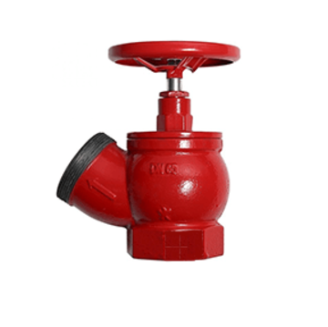 Клапан пожарный (вентиль) КПЧ 50-1 чугунный 125° муфта - цапка
