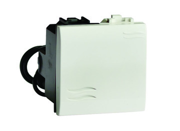 Выключатель Выключатель типа кнопка с подсветкой, слоновая кость, 2мод. DKC 75022SL