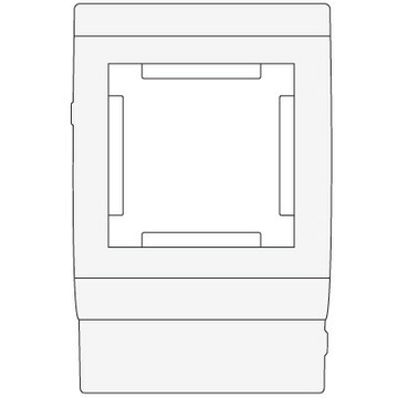 Рамка PDA-45N 120 Рамка-суппорт под 2 модуля 45x45 мм DKC 00515