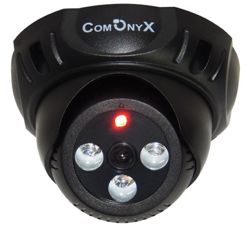Муляж видеокамеры CO-DM022 ∙ Муляж видеокамеры внутренней установки, купольная, чёрный, ComOnyx