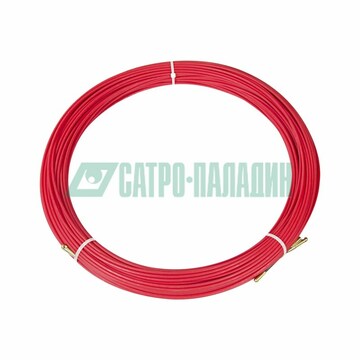 47-1100 ∙ Протяжка кабельная REXANT (мини УЗК в бухте), стеклопруток, d=3,5 мм 100 м, красная