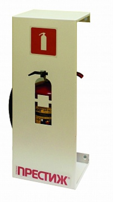 Кронштейн настенный для огнетушителя Подставка настенная под огнетушитель ПРЕСТИЖ белый