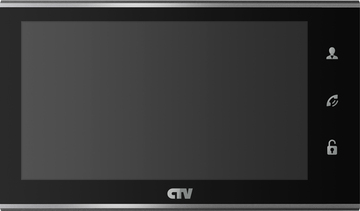 Монитор видеодомофона CTV-M4705AHD (черный)