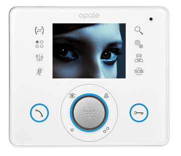 Монитор видеодомофона OPALE WHITE  (62100270)