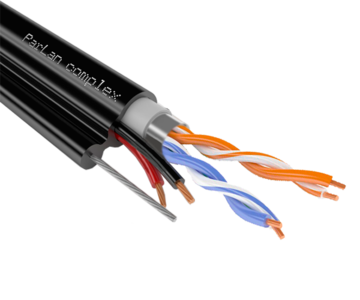 Мульти-кабель Кабель ParLan complex F/UTP2 Cat5e PVC/PEtr 2х0,75 (102551) 200м