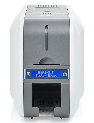 Принтер для печати на картах SMART 51 Single Side Ethernet USB (651404)