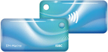 Бесконтактный брелок RFID-Брелок ISBC EM-Marine (голубой)