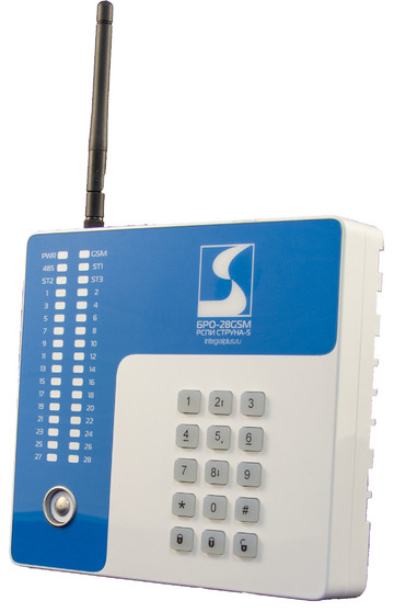 Блок радиоканальный объектовый БРО-28 GSM