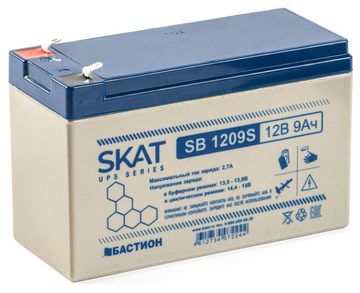 Аккумуляторная батарея SKAT SB 1209S ∙ Аккумулятор 12В 9 А∙ч