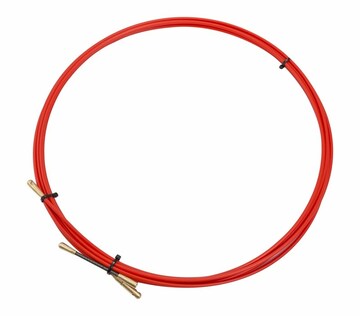47-1003 ∙ Протяжка кабельная REXANT (мини УЗК в бухте), стеклопруток, d=3,5 мм, 3 м, красная