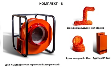 Дымосос комплект ДПЭ-7 (2ЦП) Комплект-3