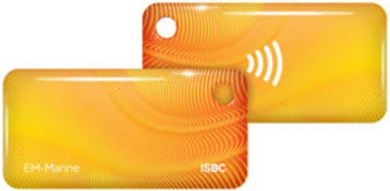 Бесконтактный брелок RFID-Брелок ISBC EM-Marine (жёлтый)