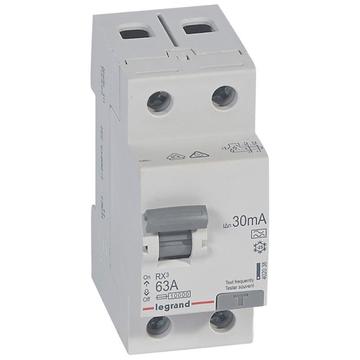 Автоматический выключатель дифференциального тока (УЗО) 2п 63А 30мА тип A RX3 Leg 402038