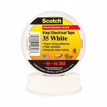 Лента изоляционная Scotch №35 WHITE