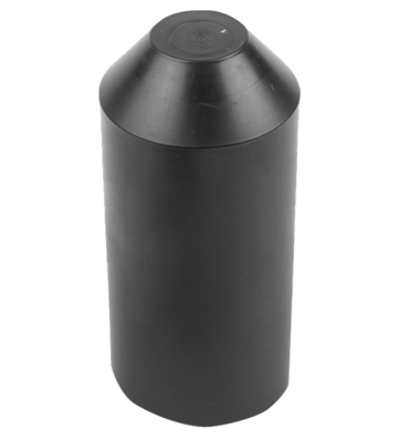 48-1016 ∙ Термоусаживаемый колпак, (капа) 16,0/8,5 мм черный REXANT