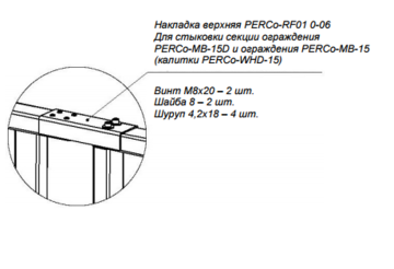 Ограждение полноростовое PERCo-RF01 0-06