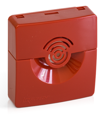 Оповещатель охранно-пожарный звуковой ОПОП 2-35 12В (Красный)