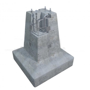 Блок фундаментный для монтажа откатных ворот Блок фундаментный для монтажа откатных ворот ДАБР.425971.024